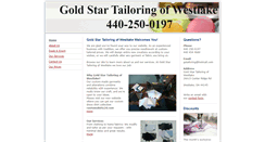Desktop Screenshot of goldstartailoring.com