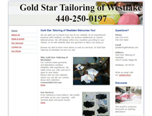 Tablet Screenshot of goldstartailoring.com
